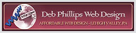 Logo & Link to Deb Phillips Web Design